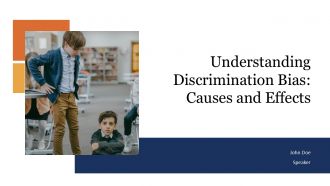 Understanding Discrimination Bias Causes And Effects PPT Sample ST AI