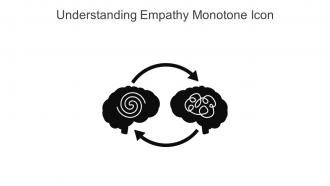 Understanding Empathy Monotone Icon In Powerpoint Pptx Png And Editable Eps Format