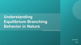 Understanding Equilibrium Branching Behavior In Nature PPT Presentation ST AI
