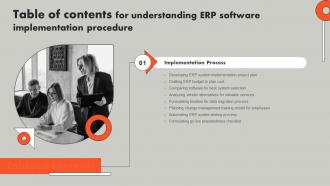Understanding ERP Software Implementation Procedure Table Of Contents