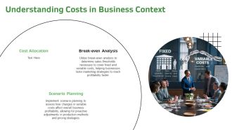 Understanding Fixed And Variable Costs PPT Template AT Ideas Idea