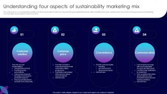 Understanding Four Aspects Of Sustainability Customer Oriented Marketing