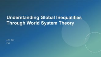 Understanding Global Inequalities Through World System Theory PPT Sample ACP