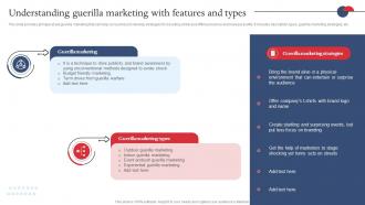 Understanding Guerilla Marketing With Features And Types Strategies For Adopting Buzz Marketing MKT SS V