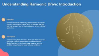 Understanding Harmonic Drive Mechanics And Applications PPT Example ST AI Customizable Impactful