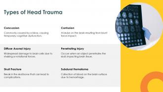 Understanding Head Trauma Causes Symptoms And Treatment PPT Template ST AI Appealing Analytical