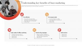 Understanding Key Benefits Of Buzz Marketing Streamlined Buzz Marketing Techniques MKT SS V