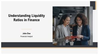 Understanding Liquidity Ratios In Finance PPT PowerPoint AT