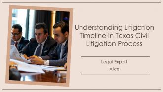Understanding Litigation Timeline In Texas Civil Litigation Process PPT Designs AT Understanding Litigation Timeline In Texas Civil Litigation Process PPT Designs AT