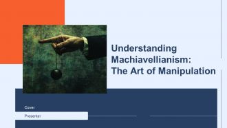Understanding Machiavellianism The Art Of Manipulation PPT Presentation ST AI