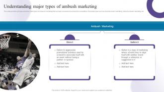 Understanding Major Types Of Ambush Marketing Creating Buzz With Ambush Marketing Strategies MKT SS V