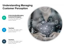 Understanding managing customer perception ppt powerpoint pictures cpb