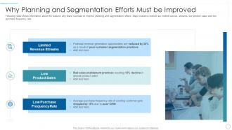 Understanding market influence why planning and segmentation efforts must be improved