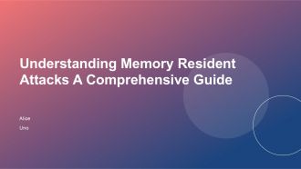 Understanding Memory Resident Attacks A Comprehensive Guide PPT Template ST AI