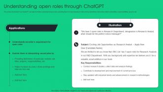 Understanding Open Roles Through ChatGPT Unlocking Potential Of Recruitment ChatGPT SS V