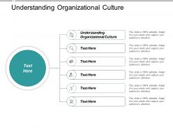 Understanding organizational culture ppt powerpoint presentation layouts template cpb