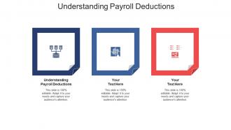 Understanding payroll deductions ppt powerpoint presentation layouts graphic images cpb