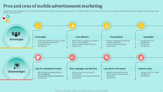 Understanding Pros And Cons Of Mobile Marketing Strategies MKT CD V Template Appealing
