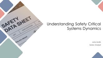 Understanding Safety Critical Systems Dynamics PPT Sample AT