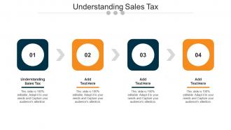 Understanding Sales Tax Ppt Powerpoint Presentation Show Summary Cpb
