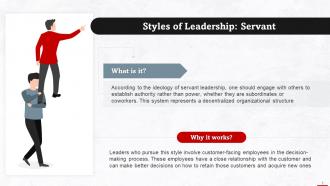 Understanding Servant Style Of Leadership Training Ppt