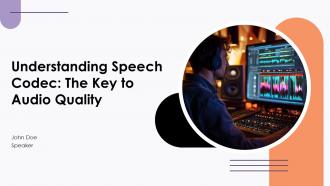 Understanding Speech Codec The Key To Audio Quality PPT Presentation ST AI