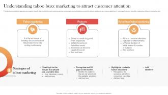 Understanding Taboo Buzz Marketing To Attract Customer Streamlined Buzz Marketing Techniques MKT SS V