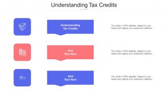 Understanding Tax Credits Ppt Powerpoint Presentation Portfolio Graphic Cpb