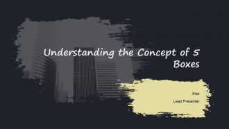 Understanding The Concept Of 5 Boxes PPT Structure ACP