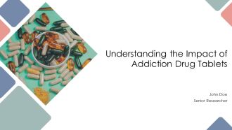 Understanding The Impact Of Addiction Drug Tablets PPT Template AT