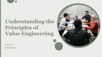 Understanding The Principles Of Value Engineering PPT Graphics ACP