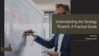 Understanding The Strategy Pyramid A Practical Guide PPT Mockup AT