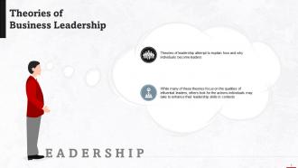 Understanding Theories Of Leadership Training Ppt
