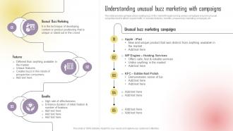 Understanding Unusual Buzz Marketing With Campaigns Boosting Campaign Reach MKT SS V