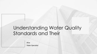 Understanding Water Quality Standards And Their PPT Mockup AT