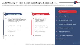 Understanding Word Of Mouth Marketing With Pros And Cons Strategies For Adopting Buzz MKT SS V
