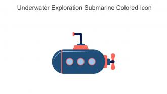 Underwater Exploration Submarine Colored Icon In Powerpoint Pptx Png And Editable Eps Format
