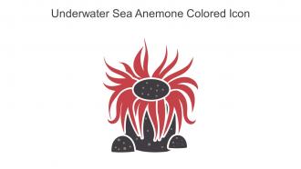 Underwater Sea Anemone Colored Icon In Powerpoint Pptx Png And Editable Eps Format