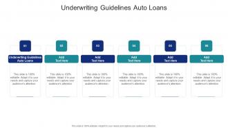 Underwriting Guidelines Auto Loans In Powerpoint And Google Slides Cpb