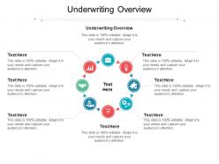 Underwriting overview ppt powerpoint presentation infographics guide cpb