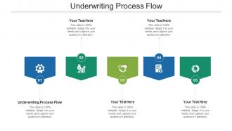 Underwriting process flow ppt powerpoint presentation outline deck cpb
