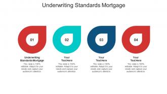 Underwriting standards mortgage ppt powerpoint presentation infographics example cpb