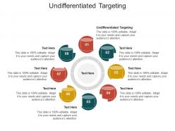 Undifferentiated targeting ppt powerpoint presentation show vector cpb