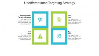 Undifferentiated targeting strategy ppt powerpoint presentation layouts guidelines cpb
