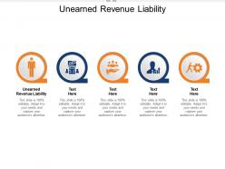Unearned revenue liability ppt powerpoint presentation styles examples cpb