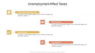Unemployment Affect Taxes In Powerpoint And Google Slides Cpb