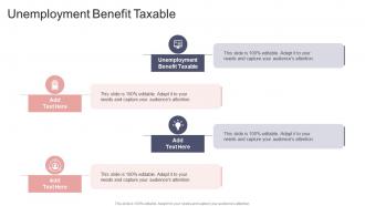 Unemployment Benefit Taxable In Powerpoint And Google Slides Cpb