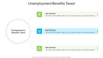 Unemployment Benefits Taxed In Powerpoint And Google Slides Cpb