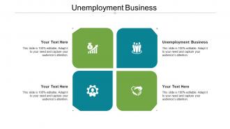 Unemployment business ppt powerpoint presentation outline background cpb