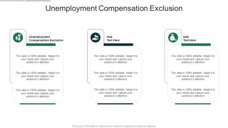 Unemployment Compensation Exclusion In Powerpoint And Google Slides Cpb